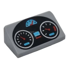 LEGO Slope 30° 1 x 2 x 2/3 with Dashboard Gauges…