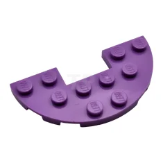 LEGO Plaque 3 x 6 demi-ronde avec découpe 1 x 2.