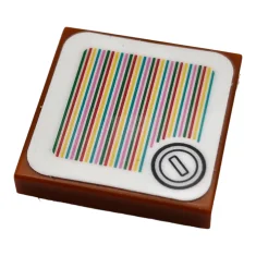 LEGO Tile 2 x 2 with Scan Code Coin