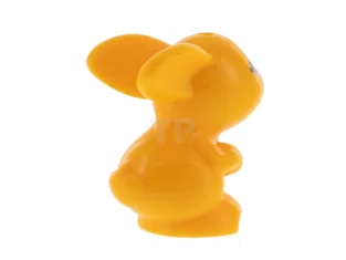 LEGO Bunny / Rabbit, Friends, Sitting with Dark Turquoise Eyes, Black…