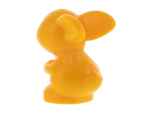 LEGO Bunny / Rabbit, Friends, Sitting with Dark Turquoise Eyes, Black…