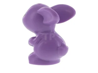 LEGO Bunny / Rabbit, Friends, Sitting with Dark Turquoise Eyes, Black…