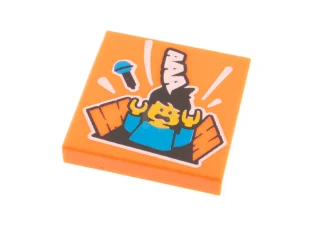 LEGO Tile 2 x 2 with Album Cover - Singer Falling…