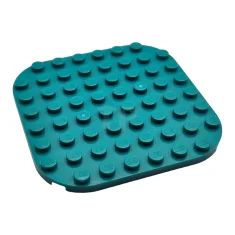 LEGO Placa, redonda 8 x 8 con esquinas redondeadas