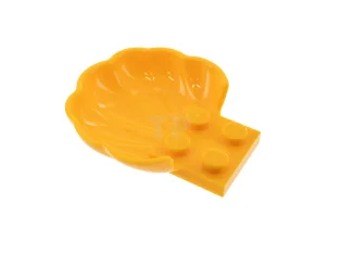 LEGO Clam / Scallop Shell with 4 Studs