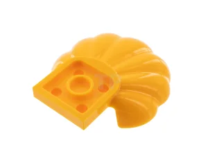 LEGO Clam / Scallop Shell with 4 Studs