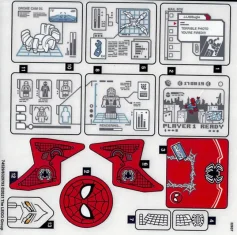 LEGO Sticker voor set 76175