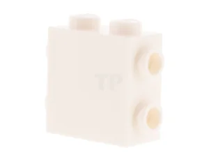 LEGO Baksteen, aangepast 1 x 2 x 1 2/3 met noppen…