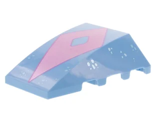 LEGO Dakpan 4 x 4 wig met ruitpatroon (Bruni)