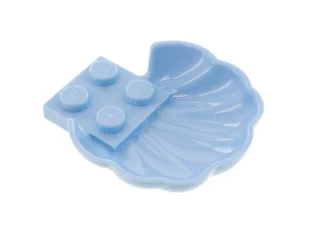 LEGO Clam / Scallop Shell with 4 Studs