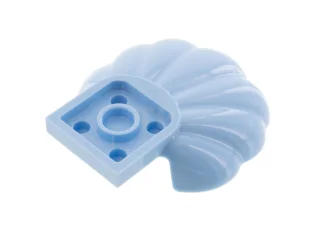 LEGO Clam / Scallop Shell with 4 Studs