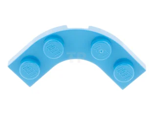 LEGO Plate 3 x 3 Round Corner with 2 x 2…