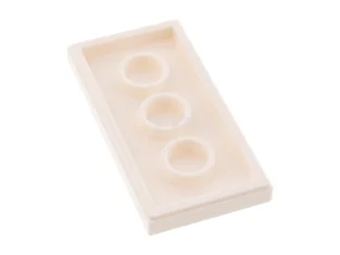 LEGO Fliese 2 x 4 mit Kuchen-, Croissant- und Brezel-Menü-Muster