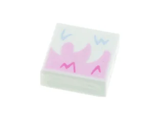 LEGO Fliese 1 x 1 mit Fellmuster