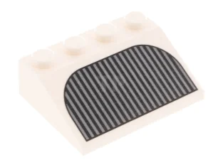 LEGO Pendenza 3 x 4 - 33° con schema a griglia