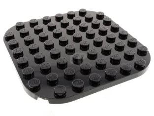 LEGO Placa, redonda 8 x 8 con esquinas redondeadas
