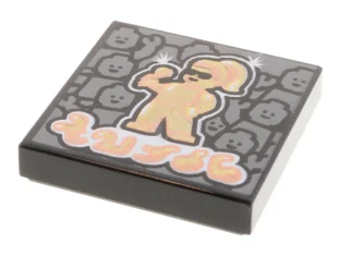 LEGO Tile 2 x 2 with Album Cover - Singer with…