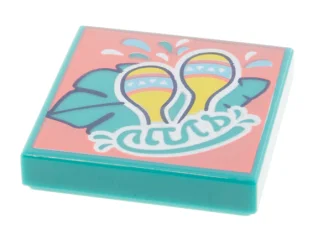 LEGO Tile 2 x 2 with Album Cover - Maracas and…