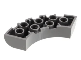 LEGO Dakpan Sferisch 5 x 5 x 1 Ronde hoek