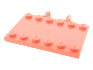 LEGO Plate, Modified 4 x 6 with 2 Locking Hinge Fingers…