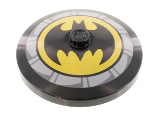 LEGO Dish 4 x 4 Inverted with Batman Pattern
