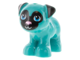 LEGO Dog Pug with Pattern