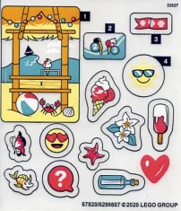 LEGO Sticker for Set 41414