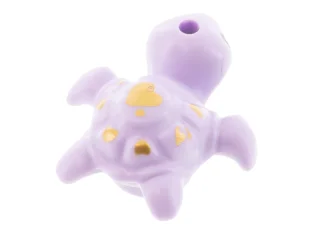LEGO Turtle Baby, Friends with Black Eyes and Gold Spots Pattern