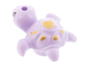 LEGO Turtle Baby, Friends with Black Eyes and Gold Spots Pattern