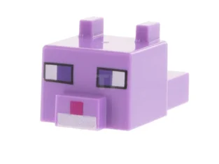 LEGO Minecraft Head, Blocky with Ears and Nose (Cat)