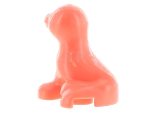 LEGO Zeehond, Friends met zwarte neus, gouden ogen en hartjes op…