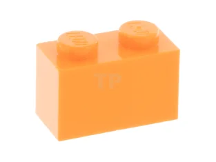 LEGO Brick 1 x 2 with Clock Pattern