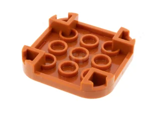 LEGO Fliese 4 x 4 x 2/3 Abgerundete Ecken mit Super…