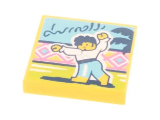 LEGO Tile 2 x 2 with Album Cover - Flamenco Dancer…