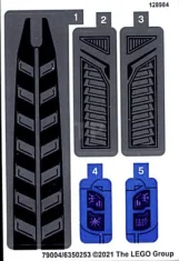 LEGO Sticker for Set 76186