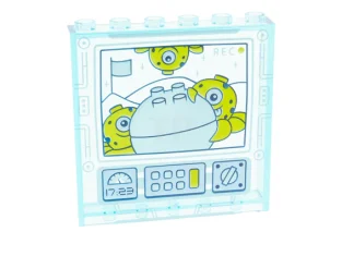 LEGO Panel 1 x 6 x 5 with Screen with Planet…