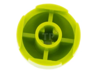 LEGO Brick, Round 2 x 2 Dome Top with Green Dots,…