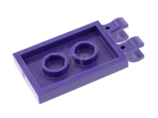 LEGO Tegel, Aangepast 2 x 3 met 2 Clips (dikke open…