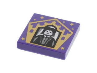LEGO Tile 2 x 2 with Severus Snape Pattern