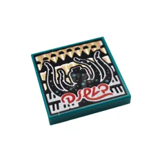 LEGO Tile 2 x 2 with Groove with BeatBit Album Cover…