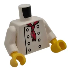 LEGO Torso (completo) con Giacca da cuoco Modello