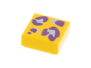 LEGO Tile 1 x 1 with Leopard Spots Pattern