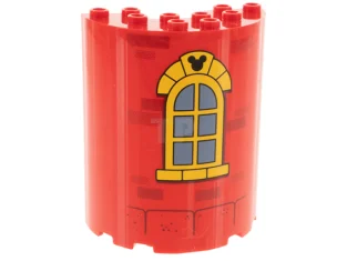 LEGO Cylinder Half 3 x 6 x 6 with 1 x…