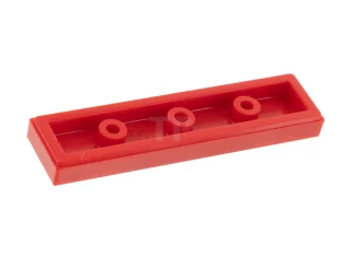 LEGO Tile 1 x 4 with Headlights and Grille with Fire…