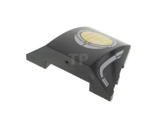 LEGO Wig 4 x 3 Driedubbel gebogen met koplamppatroon