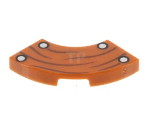 LEGO Tile 2 x 2 Round Corner with Nails and Wood…