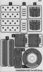 LEGO Sticker for Set 76190