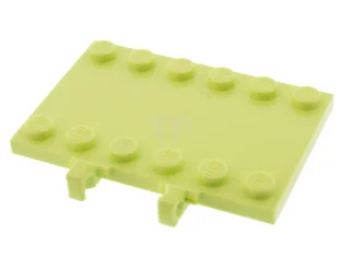 LEGO Plate, Modified 4 x 6 with 2 Locking Hinge Fingers…