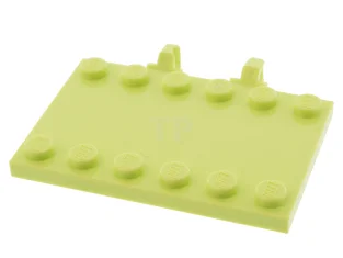 LEGO Plate, Modified 4 x 6 with 2 Locking Hinge Fingers…