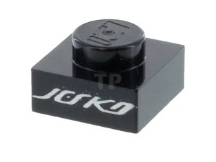 LEGO Platte 1 x 1 mit Jesko-Logo-Muster